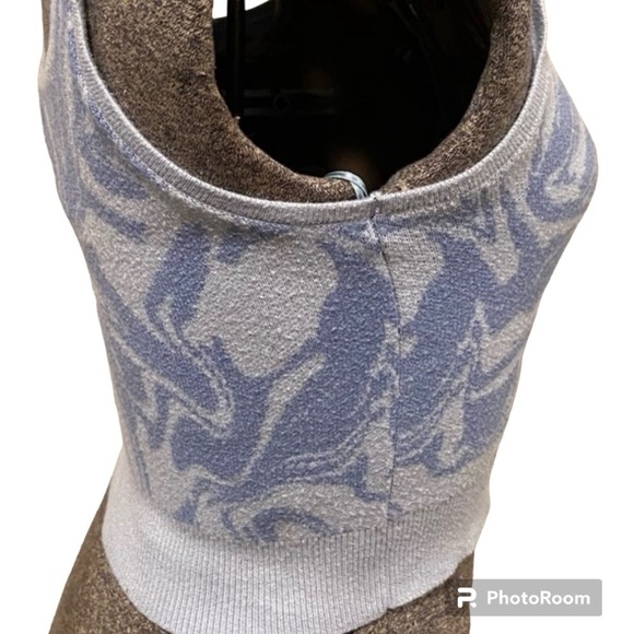 L.A. Hearts Pac Sun- Kiara Swirl button down sweater vest tank-Small - Picture 5 of 9